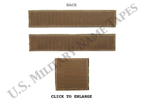   OCP MultiCam Name Tape, Service Tape & Rank Patch Set w/Velcro  