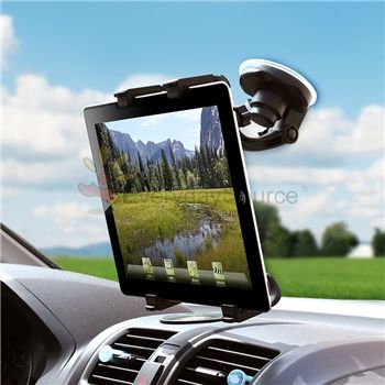 Black Car Windshield Holder Cradle Mount For Apple iPad 1  