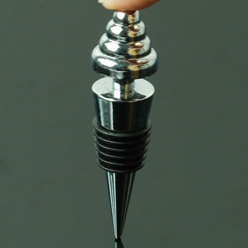   Metal Elegant Butterfly Shape Red Wine Bottle Stopper Twist Cap Plug