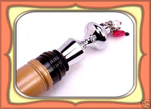 BOWLING   STAINLESS STEEL WINE BOTTLE STOPPER  